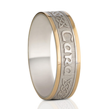 Lade das Bild in den Galerie-Viewer, Keltischer Ehering / Trauring Seelenverwandter Mo Anam Cara – 6,5 mm