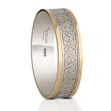 Lade das Bild in den Galerie-Viewer, Keltischer Ehering / Trauring Trinity Knot keltische Knoten – 6,5 mm