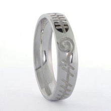Lade das Bild in den Galerie-Viewer, Keltischer Herrenring mit Ogham Gravur aus Silber 925