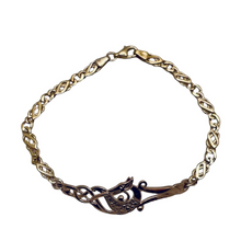 Lade das Bild in den Galerie-Viewer, Keltisches Armband Schutzdrache Tynan aus 10 Karat Gold 416