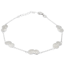 Lade das Bild in den Galerie-Viewer, Keltisches fünfgliedriges Armband Silber 925