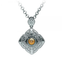 Lade das Bild in den Galerie-Viewer, Kette Celtic Warrior Silber und 18 Karat Gold klein