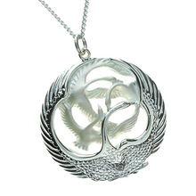 Lade das Bild in den Galerie-Viewer, Kette Silber 925 Vier Schwäne Children of LIR Kollektion