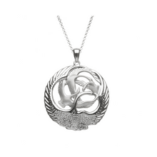 Lade das Bild in den Galerie-Viewer, Kette Silber 925 Vier Schwäne Children of LIR Kollektion