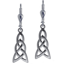 Lade das Bild in den Galerie-Viewer, Ohrringe Keltischer Tropfen Silber 925