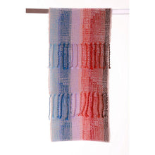 Lade das Bild in den Galerie-Viewer, PASTEL STRIPES handgewebter Schal Wolle Mohair