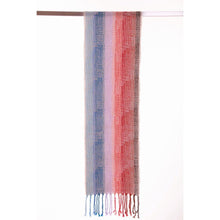 Lade das Bild in den Galerie-Viewer, PASTEL STRIPES handgewebter Schal Wolle Mohair
