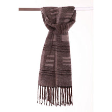 Lade das Bild in den Galerie-Viewer, Two Tones handgewebter Schal aus Mohair