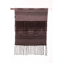 Lade das Bild in den Galerie-Viewer, Two Tones handgewebter Schal aus Mohair