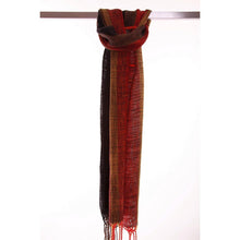 Lade das Bild in den Galerie-Viewer, Handgewebter Schal Africa Leinen Baumwolle
