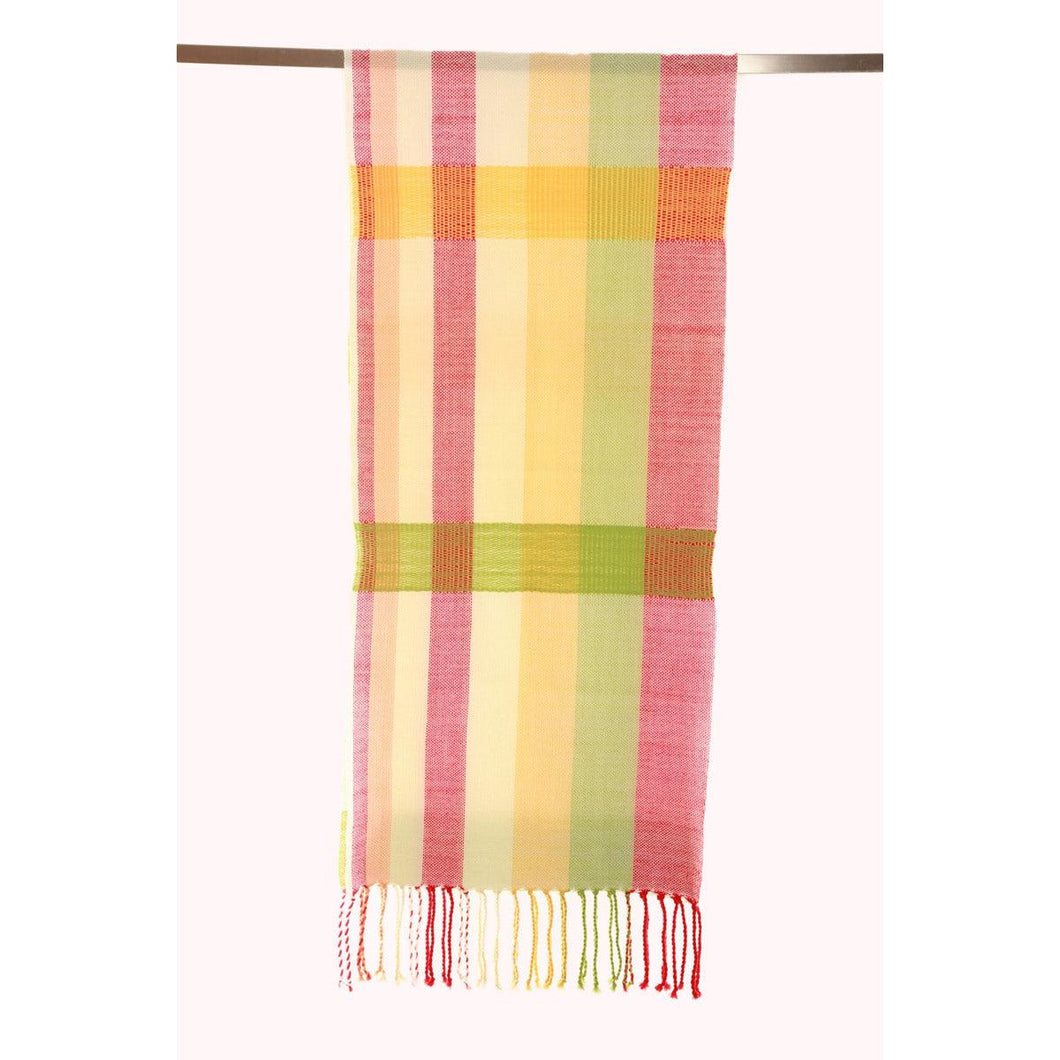 Handgewebter Schal Stripes on Cloth Lammwolle