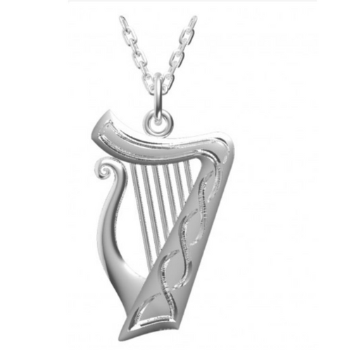Irische Kette Harfe aus Silber 925