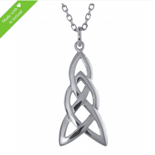 Irische Kette Silber 925 Trinity Knot