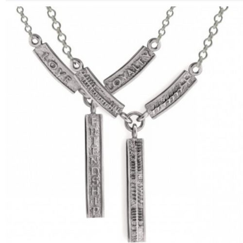 Irische Kette mit Ogham Inschrift Silber 925 Silber 925