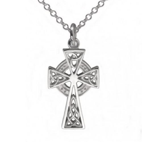 Irische Kette mit filigranem keltischen Kreuz