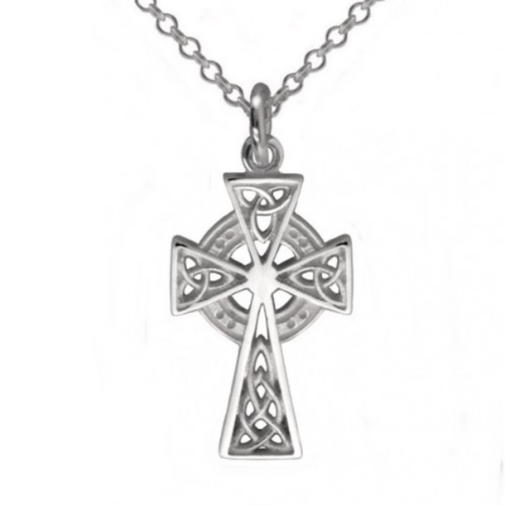 Irische Kette mit filigranem keltischen Kreuz