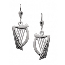 Lade das Bild in den Galerie-Viewer, Irische Ohrringe Harfe - keltischer Schmuck
