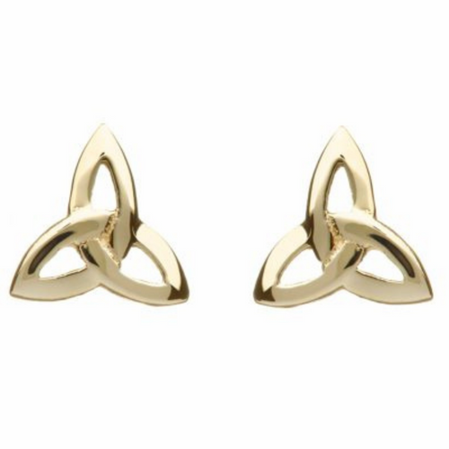 Irische Ohrringe Trinity Knot 10 ct Gold 416