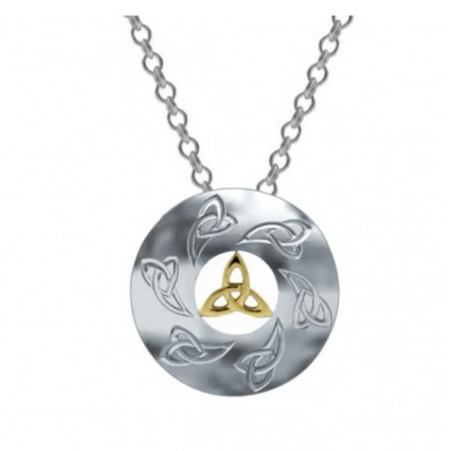 Irischer Anhänger Trinity knot Silber 925