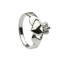 Lade das Bild in den Galerie-Viewer, Irischer Claddagh Ring Damen aus Silber 925
