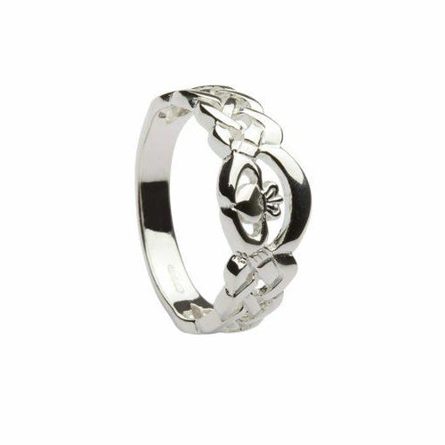 Irischer Claddagh Ring Silber 925 aus der Nua Kollektion