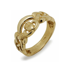 Lade das Bild in den Galerie-Viewer, Irischer Claddagh Ring in Gold aus der Nua Kollektion
