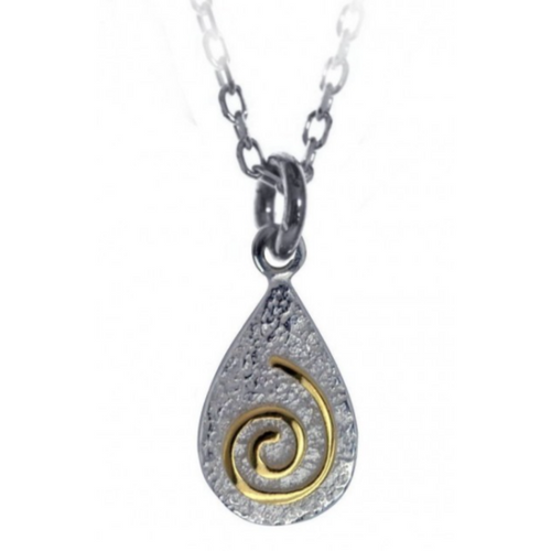 Irischer Schmuck Anhänger Newgrange Spirale
