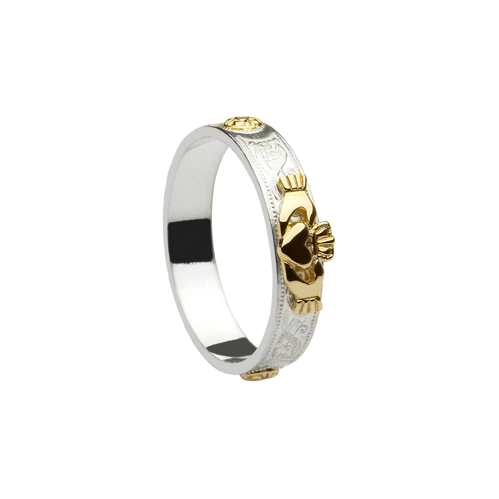Irischer Schmuck Claddagh Ring Gold 585