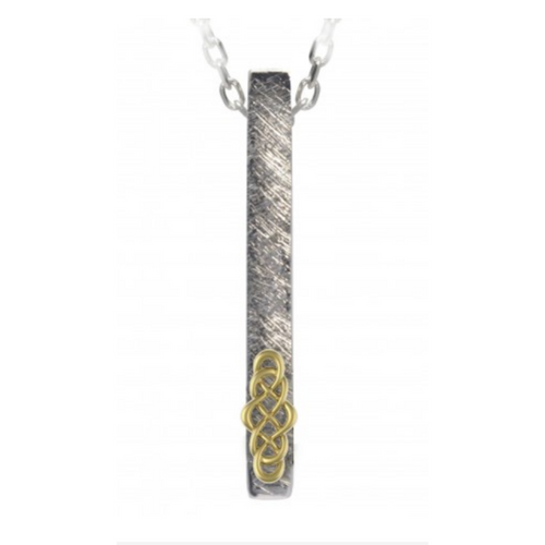 Irischer Schmuck Keltischer Anhänger Silber 925 Keltische Wellen Layer