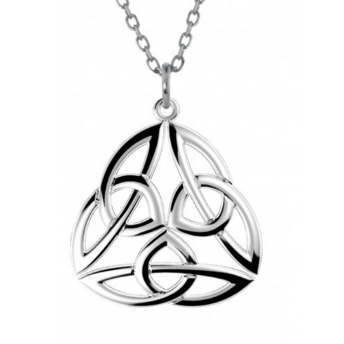 Irischer Schmuck Offene keltische Welle Silber