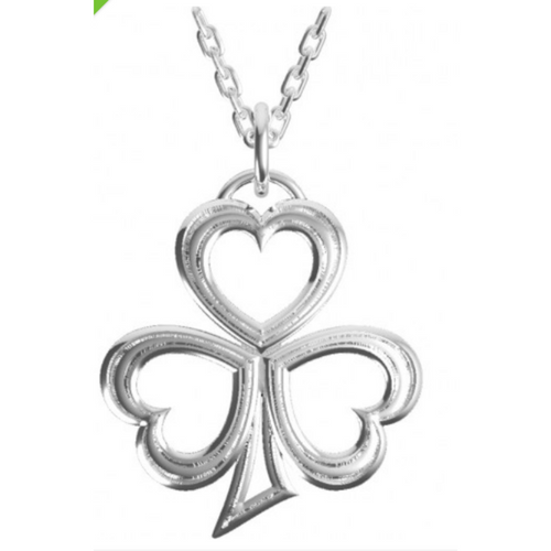 Irisches Kleeblatt Kette Silber 925