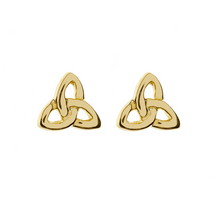 Lade das Bild in den Galerie-Viewer, Keltische Ohrringe Trinity Knot 10 ct Gold 416

