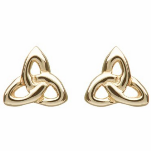 Keltische Ohrringe Trinity Knot 10 ct Gold 416