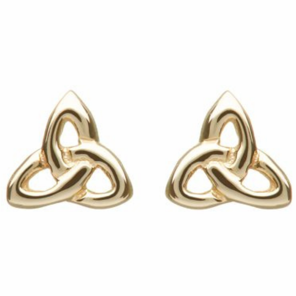 Keltische Ohrringe Trinity Knot 10 ct Gold 416