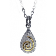 Lade das Bild in den Galerie-Viewer, Keltische Silberkette 925 Newgrange Spirale
