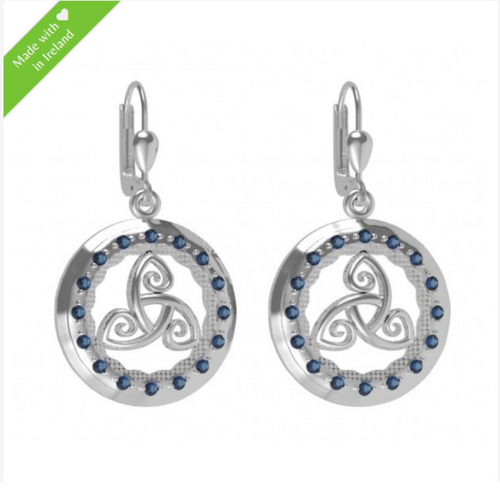 Keltische Tir Na Nog Ohrringe Silber 925