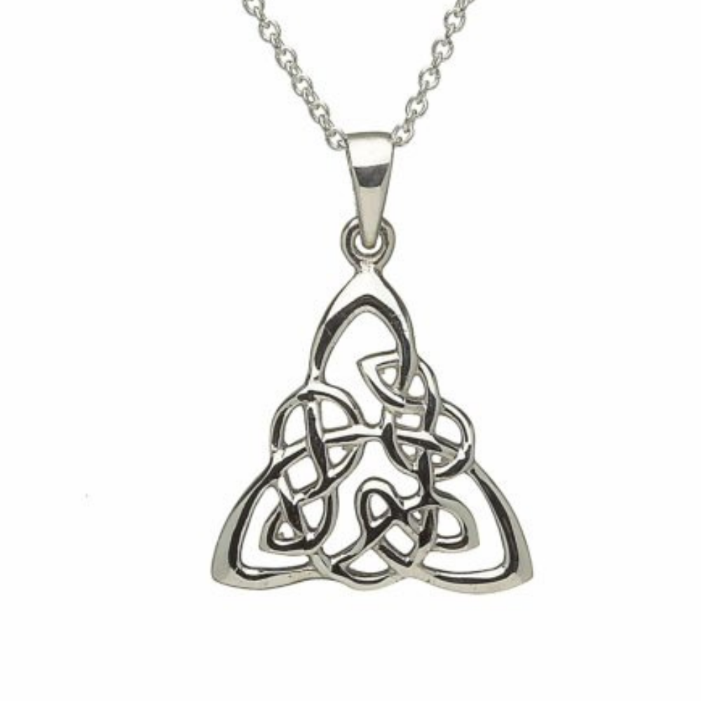 Keltischer Anhänger mit geflochtenen Trinity Knot
