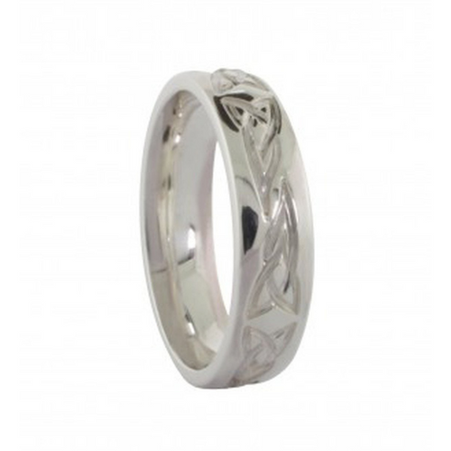 Keltischer Damenring Trinity Knot aus Silber 925