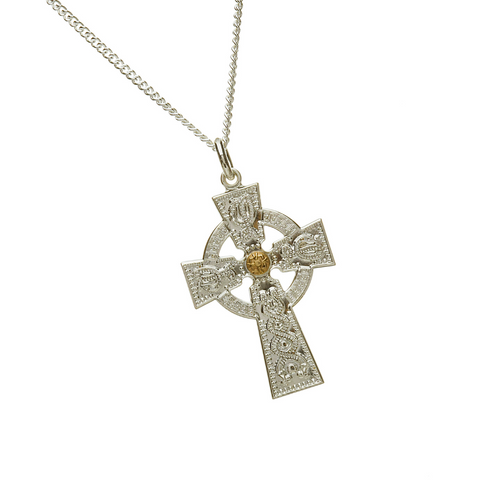 Keltisches Kreuz für Männer mit Kette Arda Kollektiion Silber 925