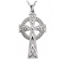 Lade das Bild in den Galerie-Viewer, Kette mit traditionellem Irischen Hochkreuz Silber 925
