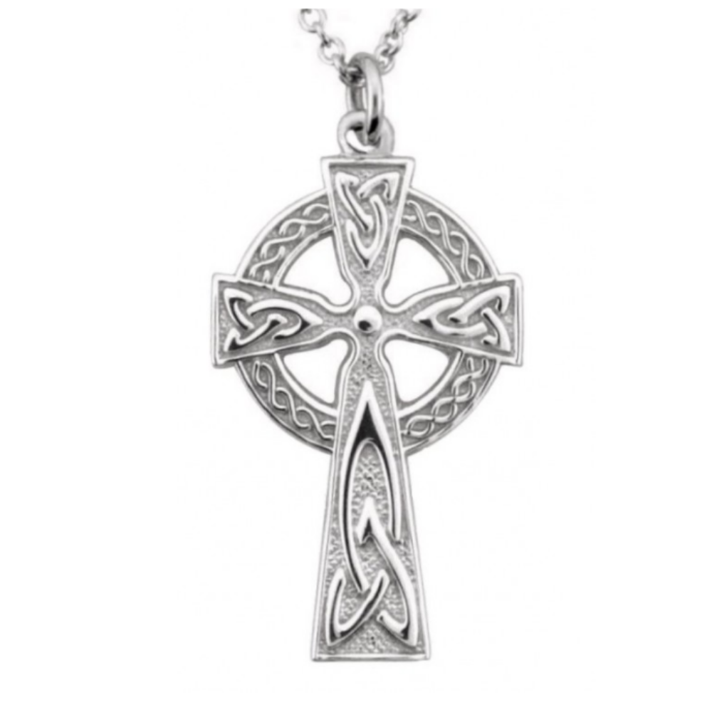 Kette mit traditionellem Irischen Hochkreuz Silber 925