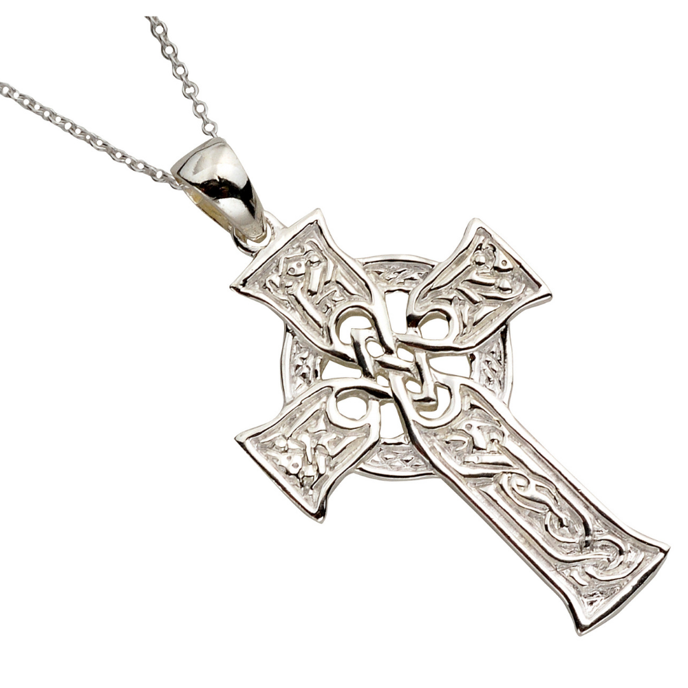 Keltisches Kreuz aus Silber 925 „Vier Evangelien“