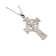 Lade das Bild in den Galerie-Viewer, Keltisches Kreuz aus Silber 925 „Vier Evangelien“
