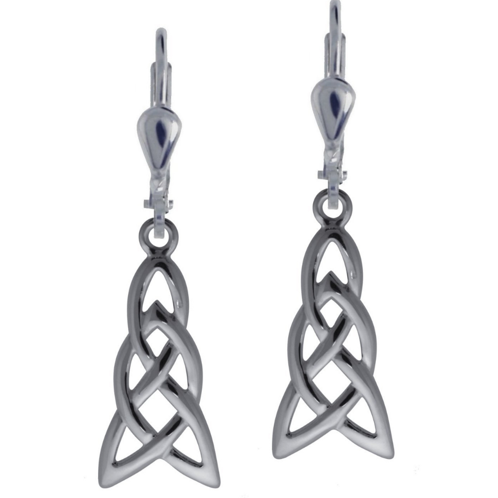 Ohrringe Keltischer Tropfen Silber 925
